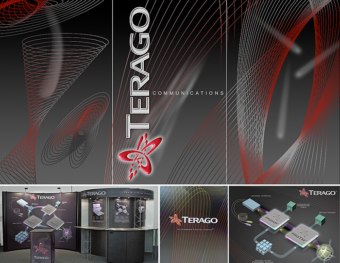 Terago high-tech visual identity